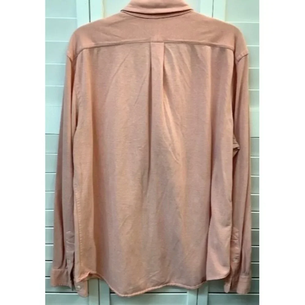 Ralph‎ Lauren Mens XL Pink Button-Up Shirt Long Sleeve Cotton